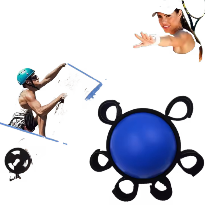 Entrenador de dedos para muñeca, equipo de agarre de mano, práctica de agarre, pelota, ejercicio de cinco dedos, ejercitador de dedos, Fitness - 1