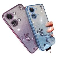 Funda de Teléfono OnePlus Ace 2V 2 Pro, Nord CE3 Lite, 11 10 9 Pro Aplicación de Galvanoplastia con Diamante de Agua Floral Polvo - details 9