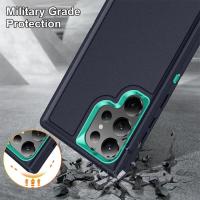 Armor Defender teléfono a prueba de golpes para Samsung S25 Plus S23 S22 S21 S20 FE S24 Ultra duro PC + funda protectora con soporte de TPU - details 3