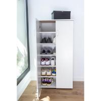 Librería de Dos Puertas Mueble auxiliar de madera 60cms de ancho, 32.5cms de profundidad, 124cms de alto Blanco - details 4