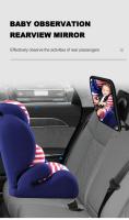 Espejo de seguridad para asiento trasero de Bebé y Niño, accesorio ajustable con gran angular, rotación de 360 grados - details 4
