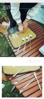 Bolsa para picnic al aire libre, cuchara, cuchillo, palillos, tenedor, bolsa para cubiertos, bolsa portátil para mesa plegable - details 1