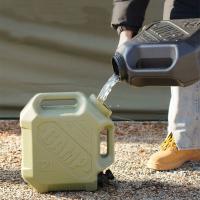 Contenedor de almacenamiento de agua portátil, doble agarre, 12L, cubo para beber al aire libre, tanque de agua para acampar de gran capacidad a prueba de fugas - details 3