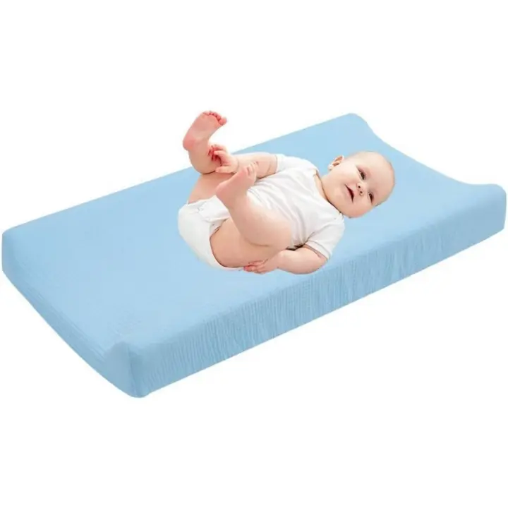 Funda de Cojín, Cambiador de bebé, Portátil, Impermeable, Sábanas Suaves Y Transpirables para Cambiar Pañales - 1
