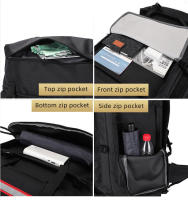Bolsas de Trekking de 130L para hombre, mochila de escalada con cordón reflectante para acampar al aire libre, senderismo, mochilas de equipo - details 5
