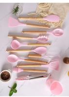 Juego de Utensilios de Cocina de Silicona Resistente y Antideslizante 11 Piezas Completas con Soporte de Acero Inoxidable Incluye Espatula y Cuchara de Almacenamiento - details 7