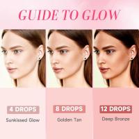 Gotas de bronceado sin sol para beber, gotas de bronceado bebibles, autobronceador oral para un brillo natural, bronceador sin sol para rostro y cuerpo - details 4