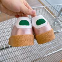 Zapatos para caminar tenis de suela gruesa cómodos de cuero sintético informales con cordones - details 4