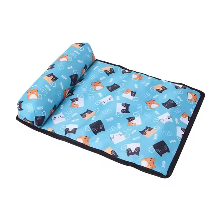 Manta de Enfriamiento de Seda de Hielo para Mascotas Almohada de Perro fresca para Verano - 1