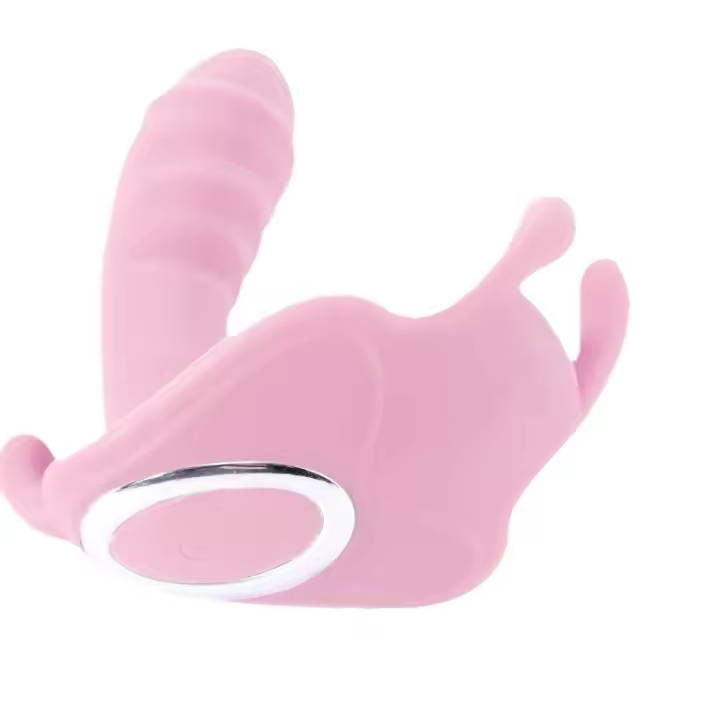 Vibrador multifrecuencia para Mujer, dispositivo de control remoto inalámbrico, con hueco de salto de mariposa, para adultos - 1