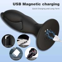 Potente juguete sexual con vibración de 10 frecuencias, Anal Bdsm, consolador con tapón Anal, vibrador, masaje de próstata, Vagina, juego para adultos - details 12