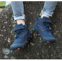 Botas de senderismo tobilleras de marca para niños, zapatillas de senderismo antideslizantes, calzado de escalada de montaña al aire libre, calzado deportivo Unisex para niños - details 33