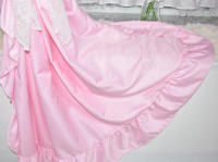 Cortinas de Estilo Princesa Nórdica con Flecos Decorativas en Color Sólido para Sala de Estar Dormitorio Material de Poliéster 100% Tema Romántico Cortinas Lavables de Largo 260cm y Más - details 14