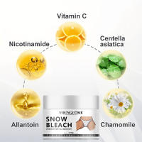 Crema blanqueadora para blanquear el cuerpo, ilumina las axilas, codos, rodillas, eliminación de articulaciones, partes íntimas, manchas oscuras, melanina, crema blanqueadora de nieve, 45ml - details 2