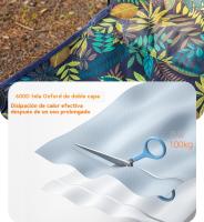 Mesa camping plegable con sillas multifunción familiares party al aire libre pesca - details 10