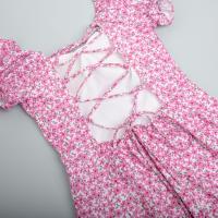 Vestido Largo Floral De Hombro De Una Palabra 2025 Verano Nuevo Vestido Largo De Temperamento Delgado Dividido - details 19