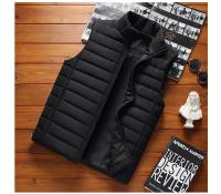 Chaleco Abrigo de Invierno para Hombres Cómodo y Calentito con Cuello Alto Padrido de Algodón - details 1