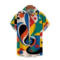 Camisas hawaianas: camisas de manga corta estampadas de secado rápido para playas, ocio, fiestas y vacaciones. - details 5