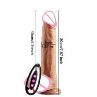Consoladores vibradores Leten realistas para pene, consolador de empuje, vibrador para mujeres, vibradores con Control remoto, juguete sexual Anal con ventosa - details 7