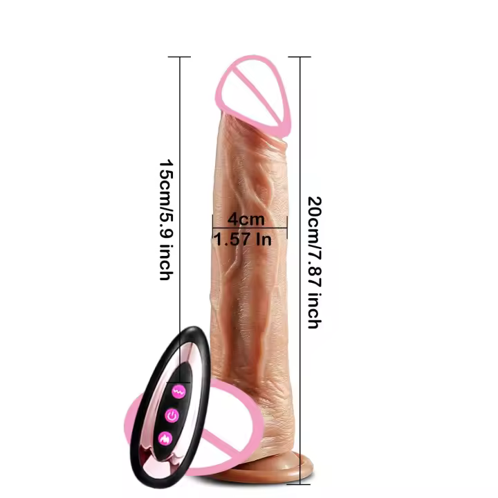 Consoladores vibradores Leten realistas para pene, consolador de empuje, vibrador para mujeres, vibradores con Control remoto, juguete sexual Anal con ventosa - 1