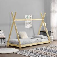 Cama para niños pequeños Cama Infantil 160 x 80cm Estructura Tipi de Madera Pino Color Pino Natural - details 8