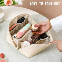 Neceser cosméticos de viaje de CUELO SINTÉTICO gran capacidad, MEJORADA,estuche de maquillaje portátil para mujer, organizador de artículos de tocador multifuncional impermeable - details 1