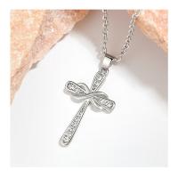 Collares Clavícula con Colgante del Símbolo del Infinito, Collares de Cruz Eterna Retro y Personalizados con Aire Euroamericano, Joyas de Moda Nuevas - details 5