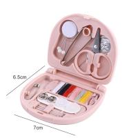 Kit de costura portátil con botones de Pin para viaje, caja de costura, herramienta de trabajo manual, caja de hilos de aguja - details 4