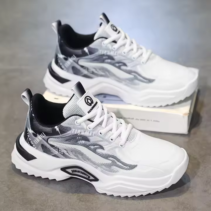 Zapatillas Versátiles y Transpirables para Hombres Nueva Moda Primavera-Otoño para Adolescentes - 1