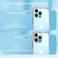 Funda de teléfono de silicona a prueba de golpes de lujo para iPhone 16 15 14 13 12 11 Pro Max Mini X XS XR 7 8 Plus funda protectora de lente contraportada - details 4
