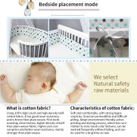 Protector de cuna Chichonera Para bebé, barrera envolvente Para cama infantil, cojín Para recién nacidos, cuna trenzada - details 8