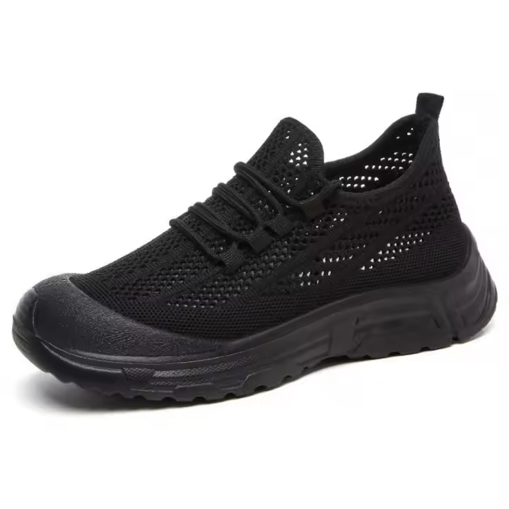 Novedad de verano para mujer, zapatos cómodos y versátiles de boca baja, informales, de tela deportiva, suela suave - 1