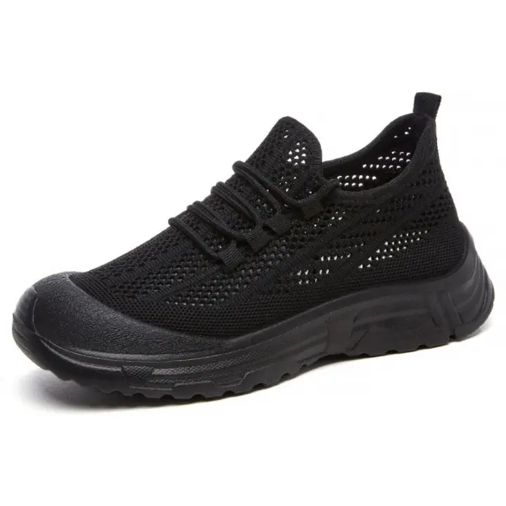 Novedad de verano para mujer, zapatos cómodos y versátiles de boca baja, informales, de tela deportiva, suela suave - 1
