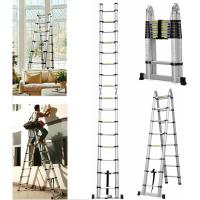 Escalera Telescópica Portátil de Aluminio 6,2m, 2 Ganchos, 15 Peldaños, Antideslizante, Multiusos, Carga de 150kg - details 11