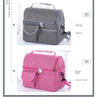 Bolsa de almuerzo reutilizable con aislamiento térmico para hombres y mujeres, multifuncional, 8L, refrigerador y caja de almuerzo para mantener el calor, a prueba de fugas, impermeable - details 7
