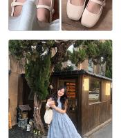 Cabeza cuadrada Mary Jane zapatos de mujer nuevo tacón grueso con estilo francés con falda temperamento zapatos individuales - details 12