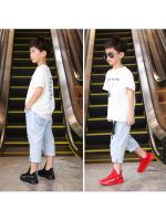 Zapatillas de deporte de punto antideslizantes para niños, zapatos deportivos ligeros para correr, moda para niños - details 2