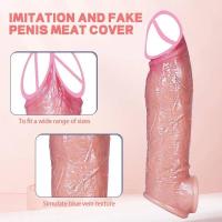 Embalaje privado SEXY FAAK Siliocne funda de caballo condones reutilizables juguetes sexuales para hombres agrandamiento consolador para adultos extensor de anillo alargado - details 15
