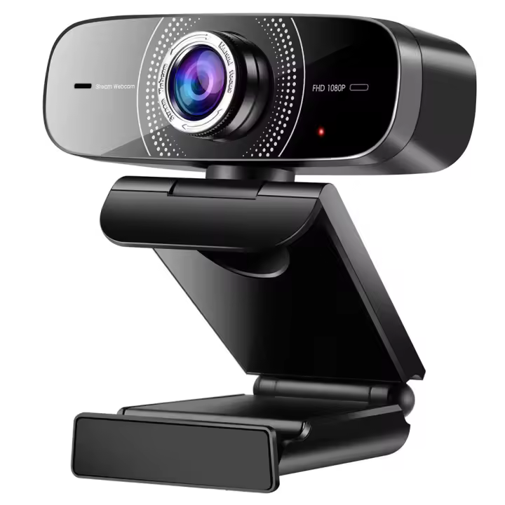 Cámara Web HD 1080P con micrófono Dual con cancelación de ruido, Webcam BW826M Stream, enfoque Manual, USB, ordenador - 1