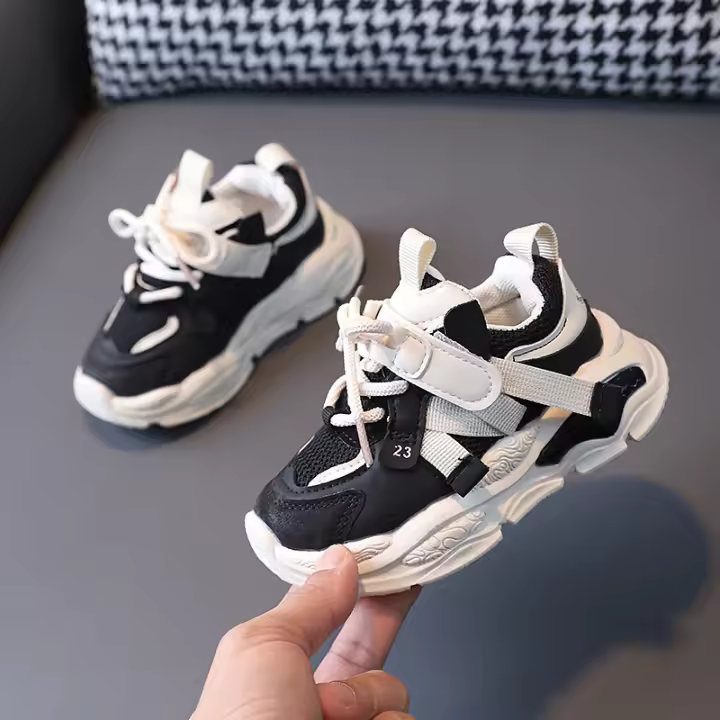 Zapatillas de malla transpirables para Niños de 1 a 6 años, zapatos de bebé, suela blanda, tendencia - 1