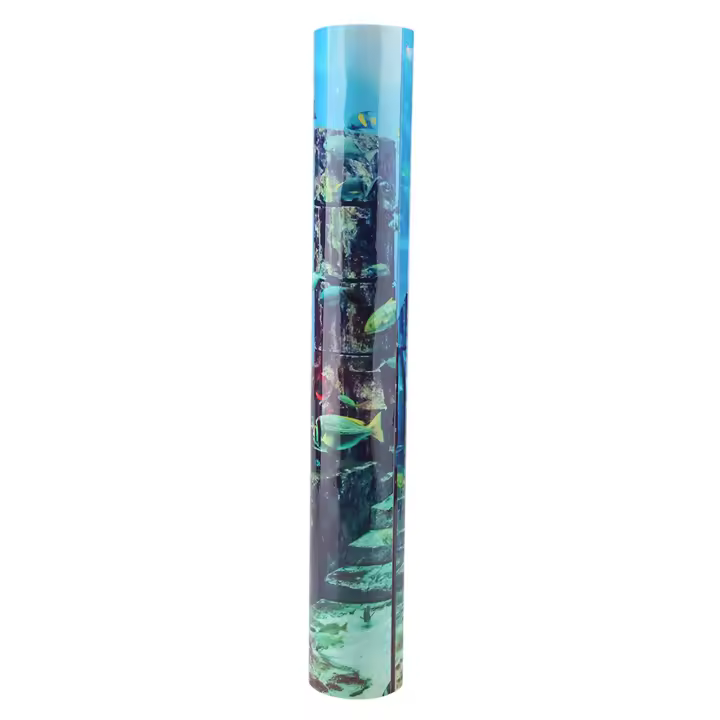Fondo de acuario de Coral, póster submarino, decoraciones de pared de pecera, pegatina de 61x41cm - 1