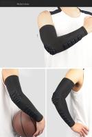 1pc/2pcs protector de brazo deportivo, protector de codo transpirable y de presión, con almohadilla de panal desmontable, tira antideslizante, funda cálida para brazo deportivo, adecuado para baloncesto, fútbol, ciclismo, rugby, tenis, deportes al aire - details 7