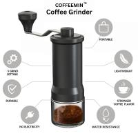 Molinillo de café Manual ajustable, molino de manivela para el hogar, viajes y Camping, con cepillo de limpieza incluido - details 0