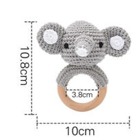Bebé Recién Nacido Juguete de Crochet con Diseño de Dibujos Animados en Madera Unisex Regalos para Recién Nacidos Marca - details 1