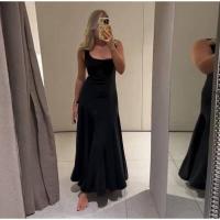 OUWU-Vestido largo de moda para mujer, elegante vestido midi sin mangas con diseño sin espalda y cuello en U, vestidos de fiesta en la playa para verano - details 12