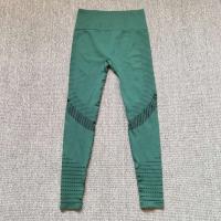 Malla de gimnasio para mujer, calcetines energéticos sin costuras, pantalones deportivos de cintura alta, entrenamiento, correr, ropa deportiva, malla hueca para Yoga - details 7