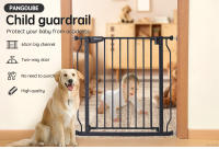 PANGDUBE-Puerta de seguridad para bebés, Protector de puerta para escaleras, balcón y niños, tope para puerta de seguridad para cachorros y Mascotas - details 0