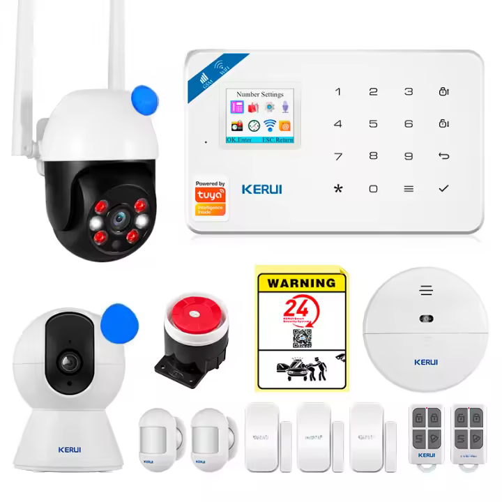 KERUI Sistema de Alarma de Seguridad Inteligente Compatible con Alexa Home Detector de Movimiento - 1
