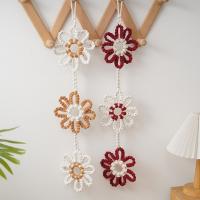 Tapiz Tejido a Mano Estilo Nórdico 2025, Diseño Solar con Flecos, Decoración Pared Infantil Segura, Algodón Orgánico, - details 2