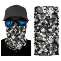 Máscara Facial de Ciclista Camuflaje Buffana para Montar Polaina Transpirable para el Cuello - details 0